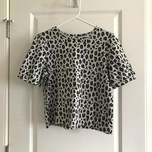 LOFT leopard print top, size Medium